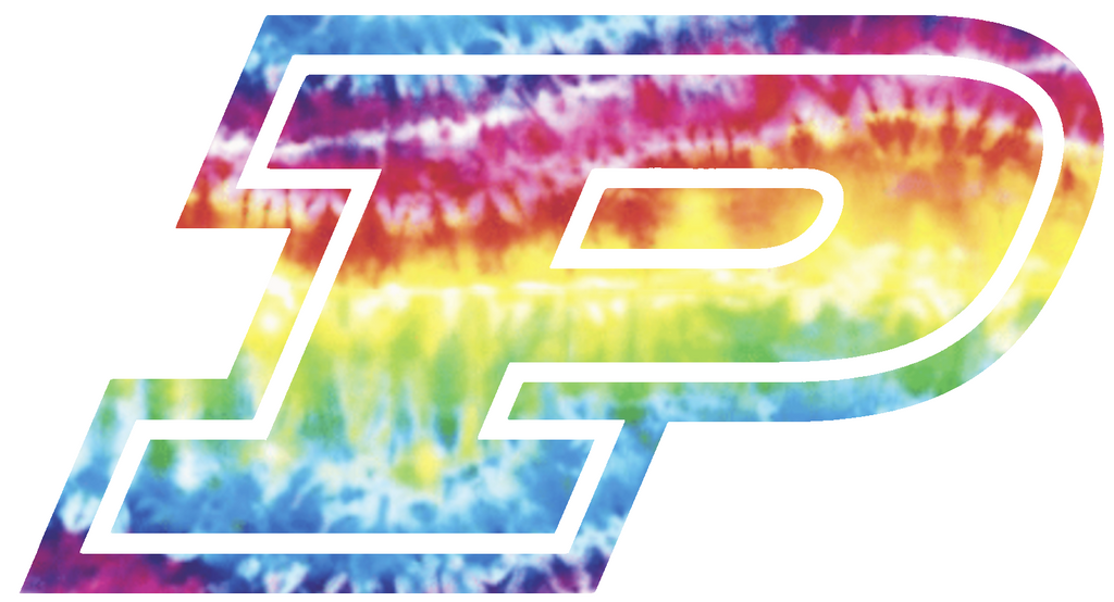 Purdue Boilermakers Team Logo Crucial Catch Cancer Tie Dye Vinyl Decal PICK SIZE