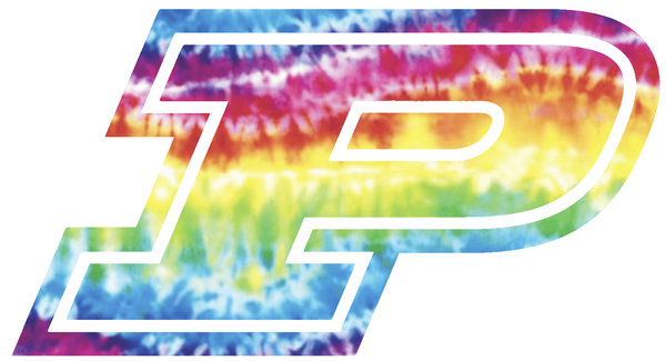 Purdue Boilermakers Team Logo Crucial Catch Cancer Tie Dye Vinyl Decal PICK SIZE