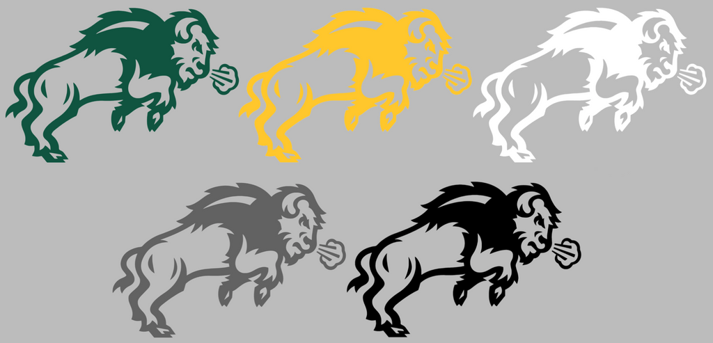 North Dakota State Bison Team Logo Premium DieCut Vinyl Decal PICK COLOR & SIZE