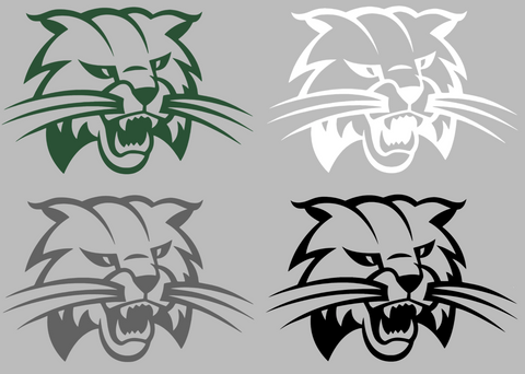 Ohio Bobcats Mascot Logo Premium DieCut Vinyl Decal PICK COLOR & SIZE