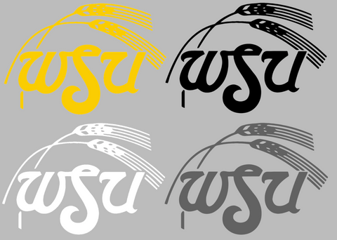Wichita State Shockers Retro Throwback Logo Premium DieCut Vinyl Decal PICK COLOR & SIZE
