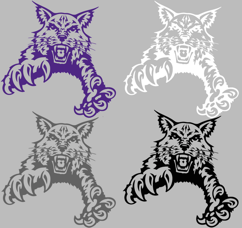 Abilene Christian Wildcats Retro Throwback Logo Premium DieCut Vinyl Decal PICK COLOR & SIZE