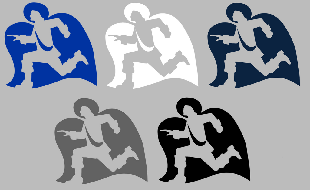 Xavier Musketeers Retro Throwback Logo Premium DieCut Vinyl Decal PICK COLOR & SIZE