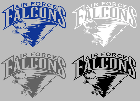 Air Force Falcons Retro Throwback Logo Premium DieCut Vinyl Decal PICK COLOR & SIZE