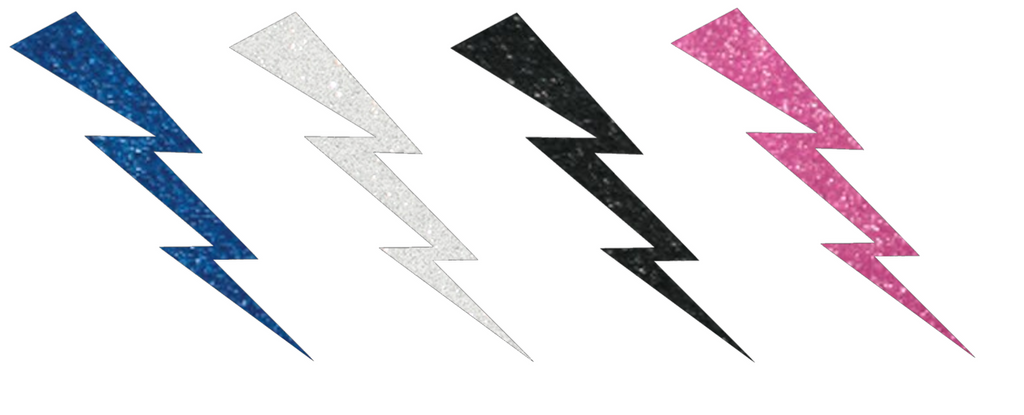 Air Force Falcons Metallic Sparkle Lightning Bolt Logo Premium DieCut Vinyl Decal PICK COLOR & SIZE