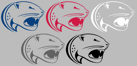 South Alabama Jaguars Team Logo Premium DieCut Vinyl Decal PICK COLOR & SIZE