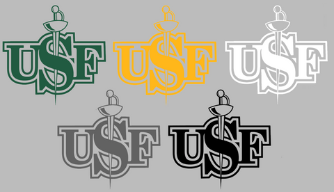 San Francisco Dons Retro Throwback Logo Premium DieCut Vinyl Decal PICK COLOR & SIZE