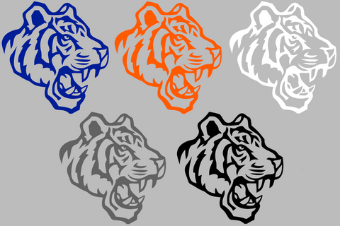 Savannah State Tigers Alternate Logo Premium DieCut Vinyl Decal PICK COLOR & SIZE
