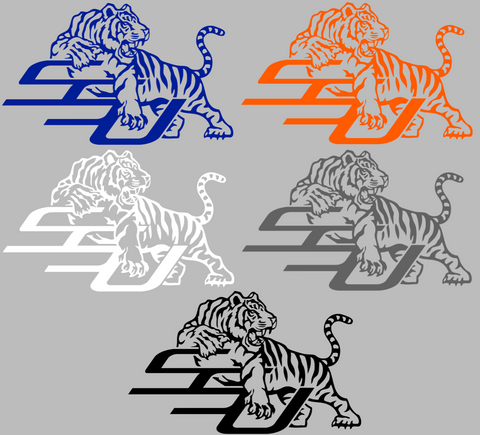 Savannah State Tigers Team Logo Premium DieCut Vinyl Decal PICK COLOR & SIZE