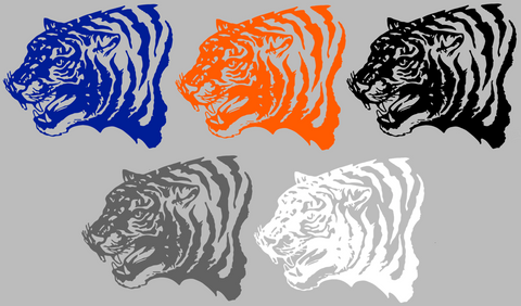 Savannah State Tigers Retro Throwback Logo Premium DieCut Vinyl Decal PICK COLOR & SIZE