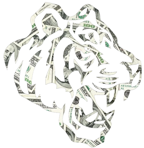 Savannah State Tigers Alternate Logo Money Print Premium DieCut Vinyl Decal PICK SIZE
