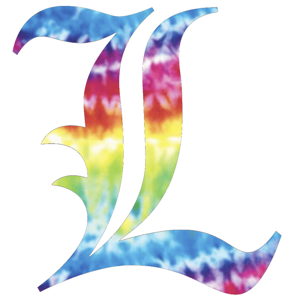 Louisville Cardinals Alternate L Logo Crucial Catch Cancer Tie Dye Vinyl Decal PICK SIZE
