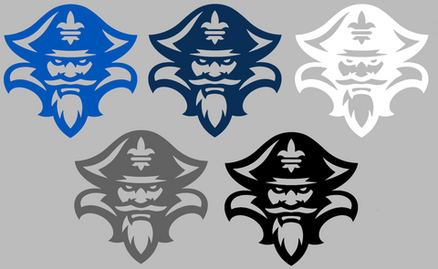 New Orleans Privateers Team Logo Premium DieCut Vinyl Decal PICK COLOR & SIZE