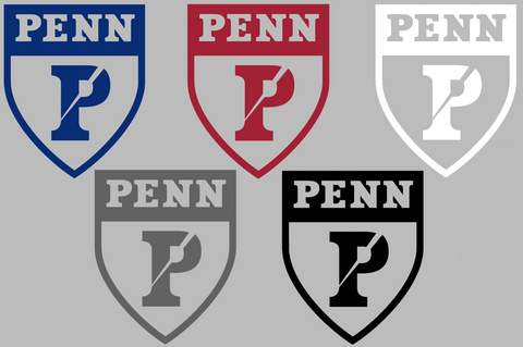 Penn Quakers Team Logo Premium DieCut Vinyl Decal PICK COLOR & SIZE
