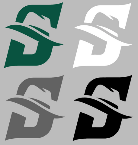 Stetson Hatters Team Logo Premium DieCut Vinyl Decal PICK COLOR & SIZE