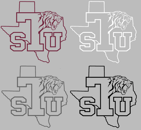 Texas Southern Tigers Team Logo Premium DieCut Vinyl Decal PICK COLOR & SIZE