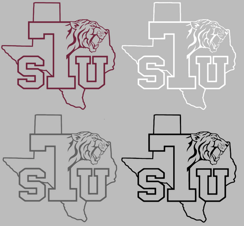 Texas Southern Tigers Team Logo Premium DieCut Vinyl Decal PICK COLOR & SIZE