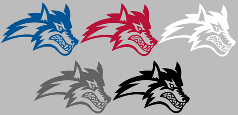 Stonybrook Seawolves Mascot Logo Premium DieCut Vinyl Decal PICK COLOR & SIZE