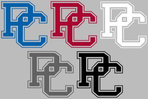 Presbyterian Blue Hose Team Logo Premium DieCut Vinyl Decal PICK COLOR & SIZE