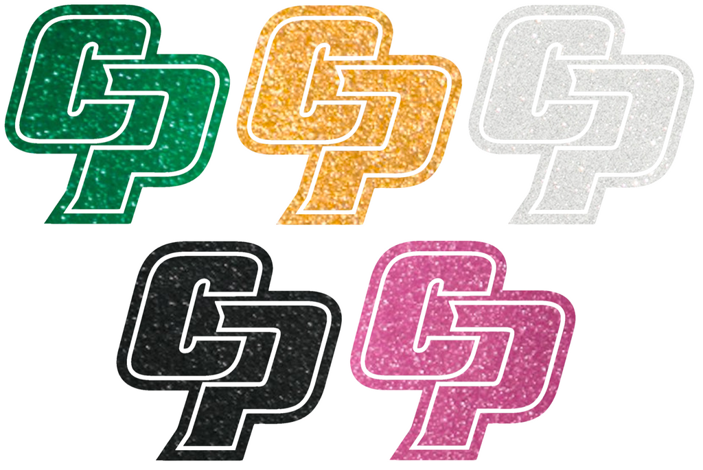 Cal Poly Mustangs Metallic Sparkle Team Logo Premium DieCut Vinyl Decal PICK COLOR & SIZE