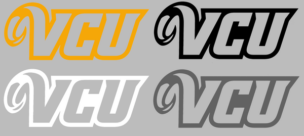 VCU Virginia Commonwealth Rams Team Logo Premium DieCut Vinyl Decal PICK COLOR & SIZE