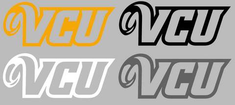 VCU Virginia Commonwealth Rams Team Logo Premium DieCut Vinyl Decal PICK COLOR & SIZE
