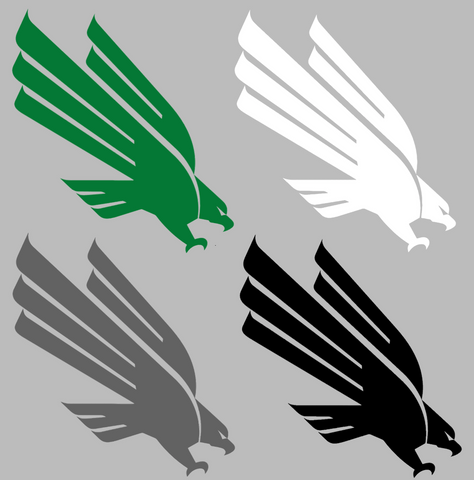 North Texas Mean Green Team Logo Premium DieCut Vinyl Decal PICK COLOR & SIZE