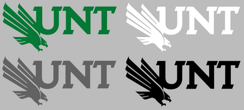 North Texas Mean Green UNT Logo Premium DieCut Vinyl Decal PICK COLOR & SIZE