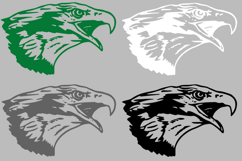 North Texas Mean Green Retro Throwback Logo Premium DieCut Vinyl Decal PICK COLOR & SIZE