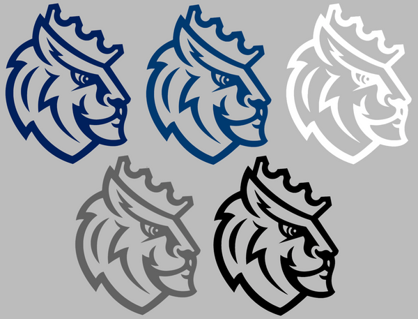 Queens Royals Alternate Logo Premium DieCut Vinyl Decal PICK COLOR & SIZE
