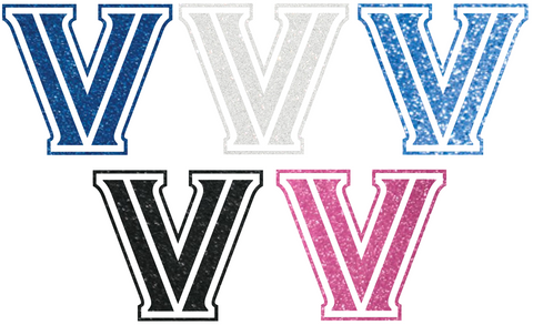 Villanova Wildcats Metallic Sparkle Team Logo Premium DieCut Vinyl Decal PICK COLOR & SIZE