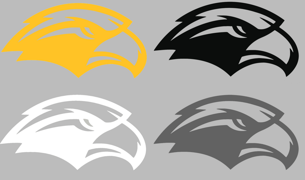 Southern Miss Mississippi Golden Eagles Team Logo Premium DieCut Vinyl Decal PICK COLOR & SIZE