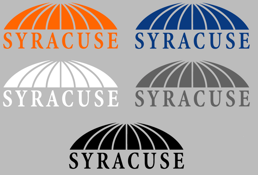 Syracuse Orange Retro Throwback Logo Premium DieCut Vinyl Decal PICK COLOR & SIZE