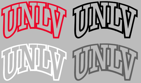 UNLV Rebels Team Logo Premium DieCut Vinyl Decal PICK COLOR & SIZE