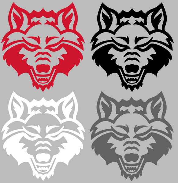 Arkansas State Red Wolves Team Logo Premium DieCut Vinyl Decal PICK COLOR & SIZE