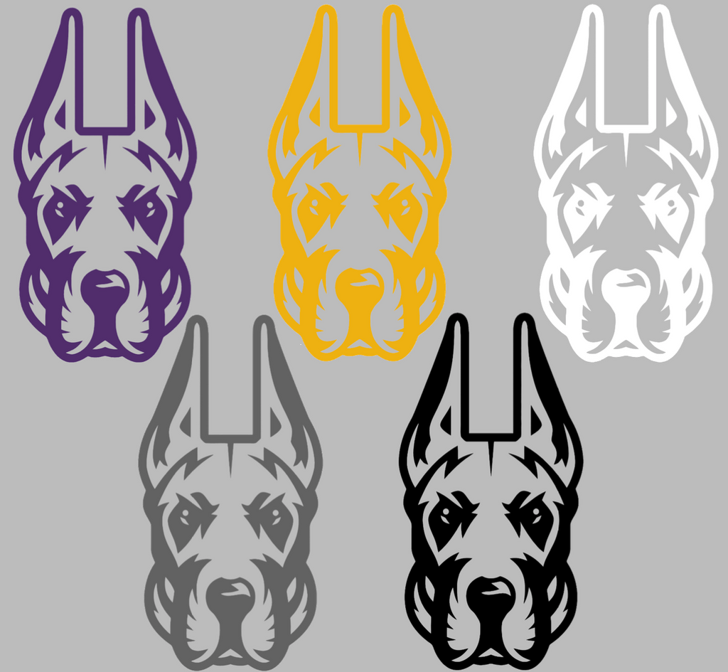 Albany Great Danes Team Logo Premium DieCut Vinyl Decal PICK COLOR & SIZE