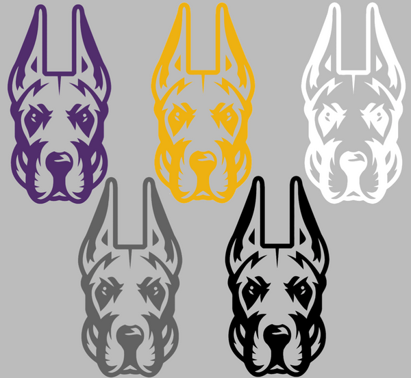 Albany Great Danes Team Logo Premium DieCut Vinyl Decal PICK COLOR & SIZE