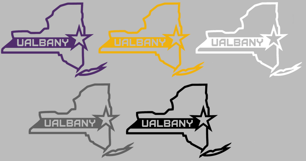 Albany Great Danes NY State Logo Premium DieCut Vinyl Decal PICK COLOR & SIZE