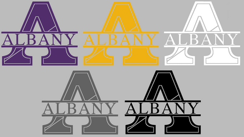 Albany Great Danes Retro Throwback Logo Premium DieCut Vinyl Decal PICK COLOR & SIZE