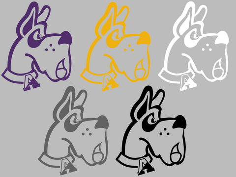 Albany Great Danes Retro Throwback Logo Premium DieCut Vinyl Decal PICK COLOR & SIZE