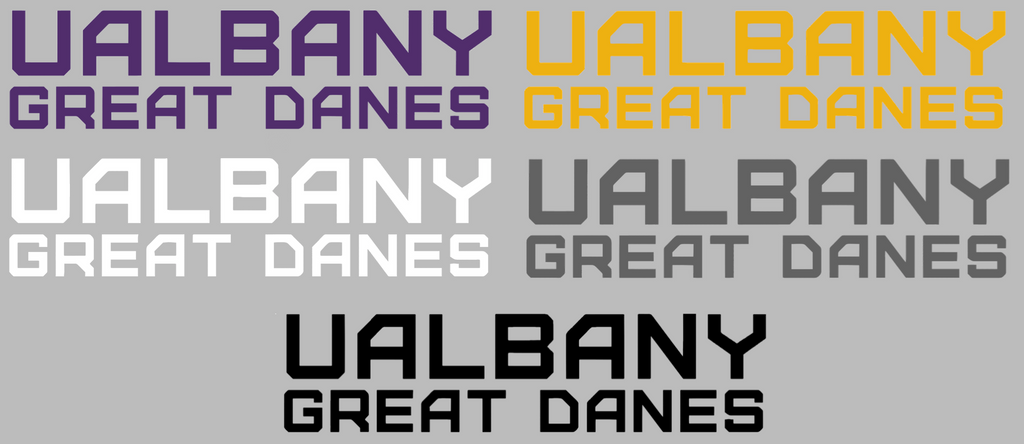 Albany Great Danes Team Name Logo Premium DieCut Vinyl Decal PICK COLOR & SIZE