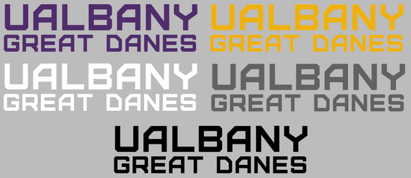 Albany Great Danes Team Name Logo Premium DieCut Vinyl Decal PICK COLOR & SIZE