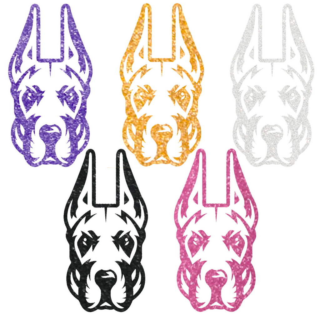 Albany Great Danes Metallic Sparkle Team Logo Premium DieCut Vinyl Decal PICK COLOR & SIZE