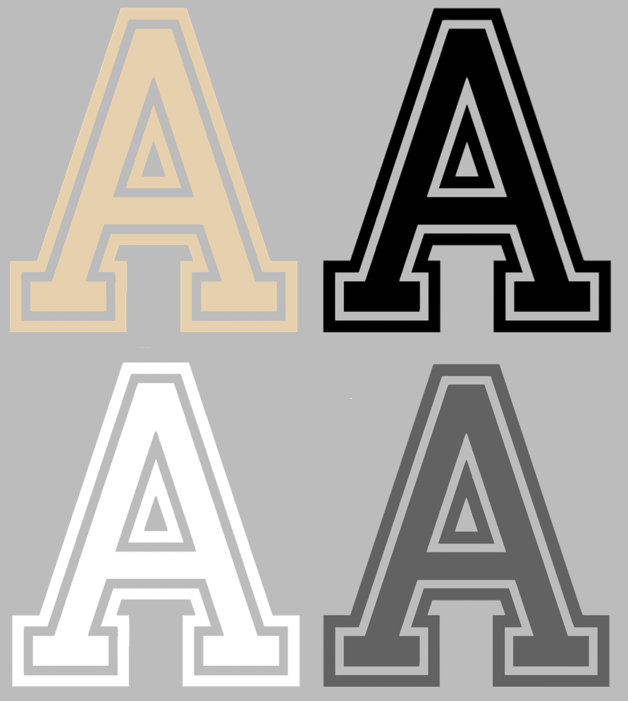 Army Black Knights A Logo Premium DieCut Vinyl Decal PICK COLOR & SIZE