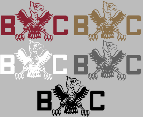 Boston College Eagles Retro Throwback Logo Premium DieCut Vinyl Decal PICK COLOR & SIZE