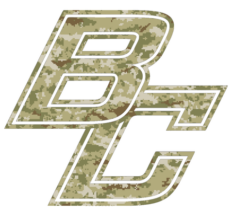 Boston College Eagles BC Logo Salute to Service Camouflage Camo Vinyl Decal PICK SIZE