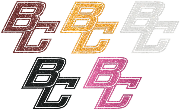 Boston College Eagles Metallic Sparkle BC Logo Premium DieCut Vinyl Decal PICK COLOR & SIZE