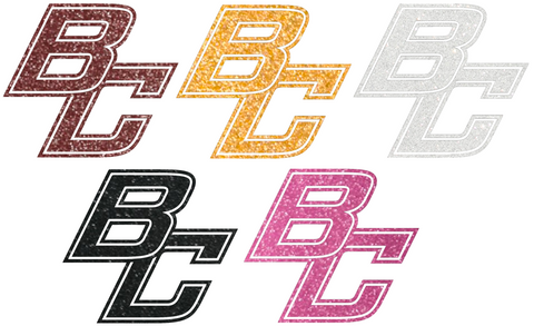 Boston College Eagles Metallic Sparkle BC Logo Premium DieCut Vinyl Decal PICK COLOR & SIZE