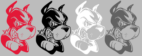 Boston University Terriers Mascot Logo Premium DieCut Vinyl Decal PICK COLOR & SIZE