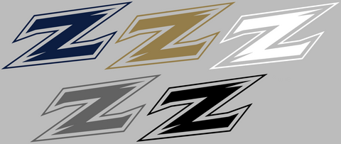 Akron Zips Retro Throwback Logo Premium DieCut Vinyl Decal PICK COLOR & SIZE
